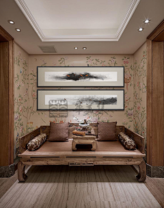HK志天室内设计工作室采集到现代新中式装饰画