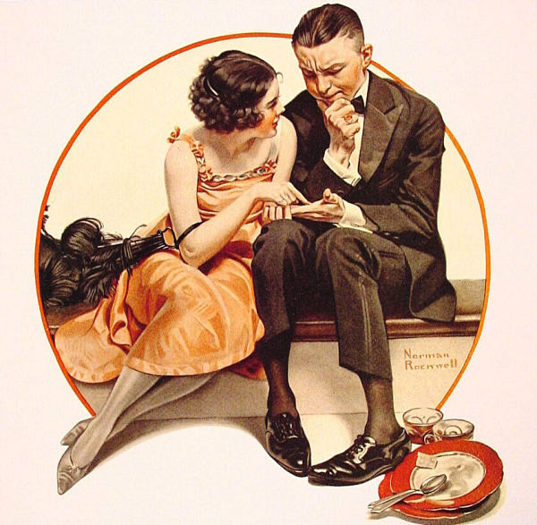 norman rockwell 的插画永...
