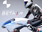 BMW i MOTORRAD. BETA R VISION : This is a personal project that I did in my free time. The objective was to design a prototype for BMW i for the Motorrad branch as an electric Vision concept. Since petrol engines in my opinion is what gives you the thrill