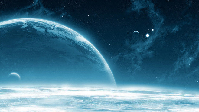 浪漫星空电脑桌面壁纸