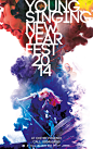 YOUNG SINGING NEW YEAR FEST 2014 on Behance