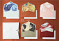EVEMIX - set of 5 Envelopes :   Art Director: Luan Le  Project Type: Produced, Commercial Work  Client: PAPERSTORY  Location: Ho Chi Minh city, Viet Nam  Packaging Conten...