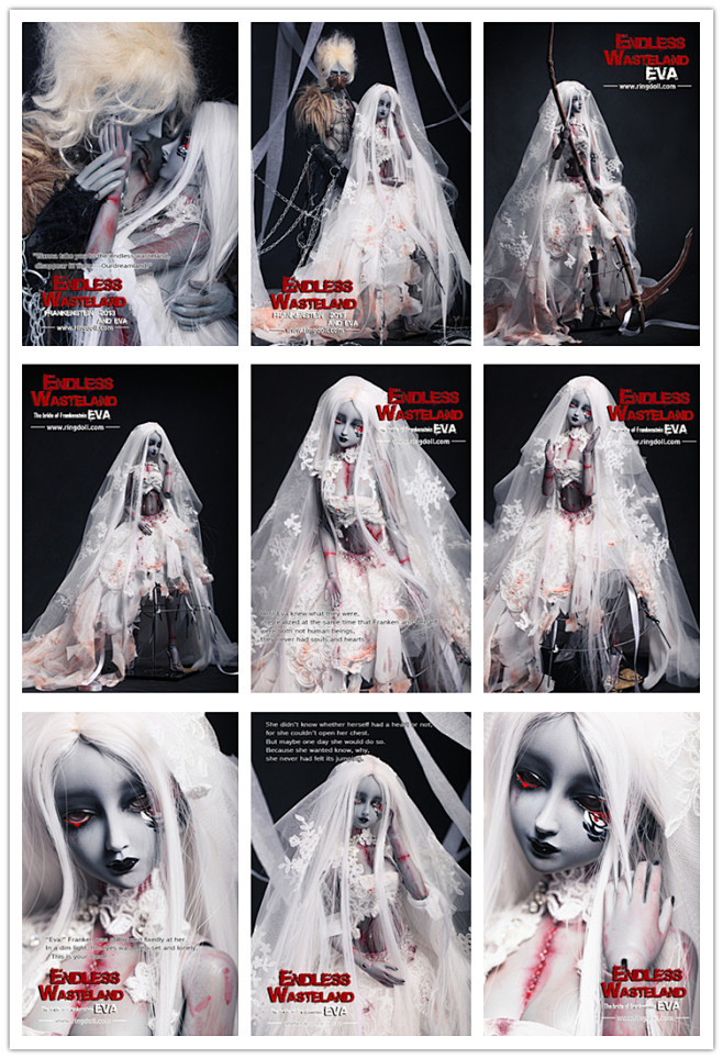 包邮送礼包rdbjdsd娃娃科学怪人弗兰肯斯坦新娘eva伊娃淘宝网