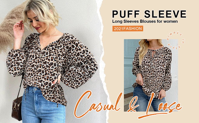 leopard print tops for women