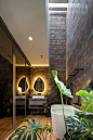 SkyGarden House / Pham Huu Son Architects - Interior Photography, Garden, Facade, Door, Stairs, Lighting, Chair, Table