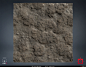 PBR Procedural Stone Wall Material Study, Joshua Lynch : Material study of a stone wall created entirely in Substance Designer.