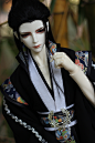 【倾烟坊】[完售】 bjd 古装娃衣 1/3 叔 古风 倾城 黑色款-淘宝网