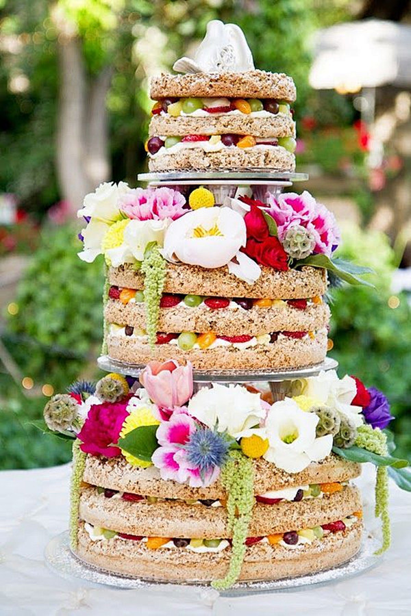 20款造型很“奇葩”的婚礼蛋糕-来自时尚...