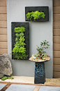 Zinc 12 Pocket Metal Wall Planter