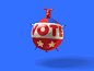 #Cinema 4d# 夏天就是要用鲜艳的配色动起来，来自追波设计师Radio的作品。 ​​​​
