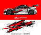 Car wrap decal design concept. Abstract grunge background for wrap vehicles, race cars, cargo vans, pickup trucks and livery.​: похожие изображения, стоковые фотографии и векторная графика, 1480788203 | Shutterstock