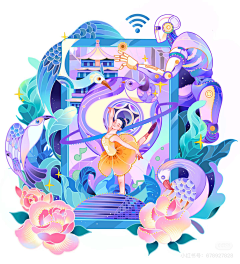 插画师吆西西采集到(总)创作素材