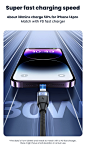489.0￥ 74% OFF|携帯電話用急速充電ケーブル,iPhone USAMS USB C,13, 12, 11 pro max,タイプC,PD,iPad mini,30W用| |   - AliExpress : Smarter Shopping, Better Living!  Aliexpress.com