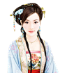 【立绘】三宫六院七十二妃，给圣上请安啦_古装手绘美女图片吧_百度贴吧