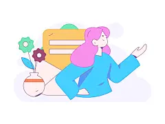 运营插画 | 图源免费EPS文件 |商务人士操作工作场景的平面矢量插画