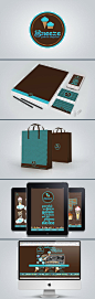corporate identity / breeze ice cream | #stationary #corporate #design #corporatedesign #identity #branding #marketing < repinned by www.BlickeDeeler.de | Take a look at www.LogoGestaltung-Hamburg.de