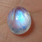 10.3x8.4 MM Natural Rainbow Moonstone 3.6 Cts Oval Cabochon Loose Gemstones RB33 #Unbranded