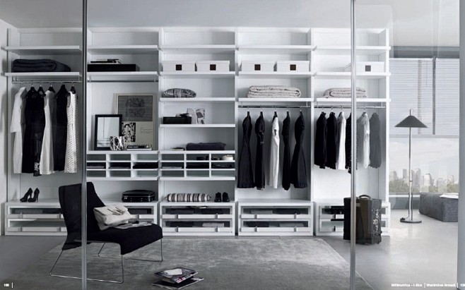 意大利现代板式家具储物衣柜图册收纳 室内...