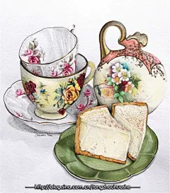 Alexandra &lt;wbr&gt;Nea的生活美食插画作品，小资又美味（Ⅰ）