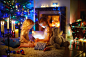 Child, Christmas, Fireplace, Gift, Girl, Little Girl, Photography, Teddy Bear wallpaper preview