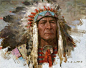 旅美画家 <wbr>Z.S.LIANG <wbr>和他的印第安人油画