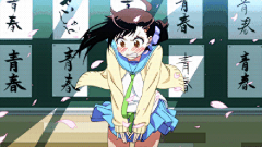 2015四月新番 伪恋 ニセコイ 动漫 二次元 校园 恋爱 青春 动画 截图 gif 动态图 美少女 tumblr