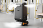 This autonomous robot acts as a passenger guide while disinfecting the public transport system! - Yanko Design : An autonomous fleet of AI robots that disinfects precarious surfaces of public transport systems like metro coaches, and also guides passenger