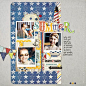 #papercraft #Scrapbook #layout.  Scrapbook  Cards Today - Pagemaps Sketches - Summer by Diana Fisher