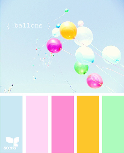 Ballons、色卡、配色、design...