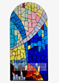 定做立线彩晶手工彩绘玻璃 蒂凡尼艺术 欧式屏风吊顶玄关 镶嵌