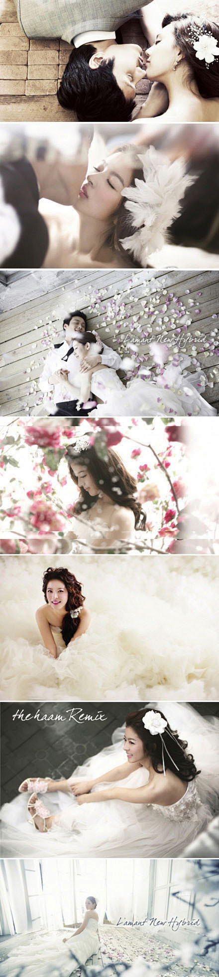 照片这样拍：一组韩式婚纱照，喜欢么