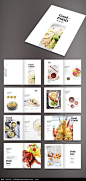 诱人美食画册设计PSD素材下载_产品画册设计图片