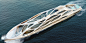 zaha hadid designs 128m superyacht for blohm + voss