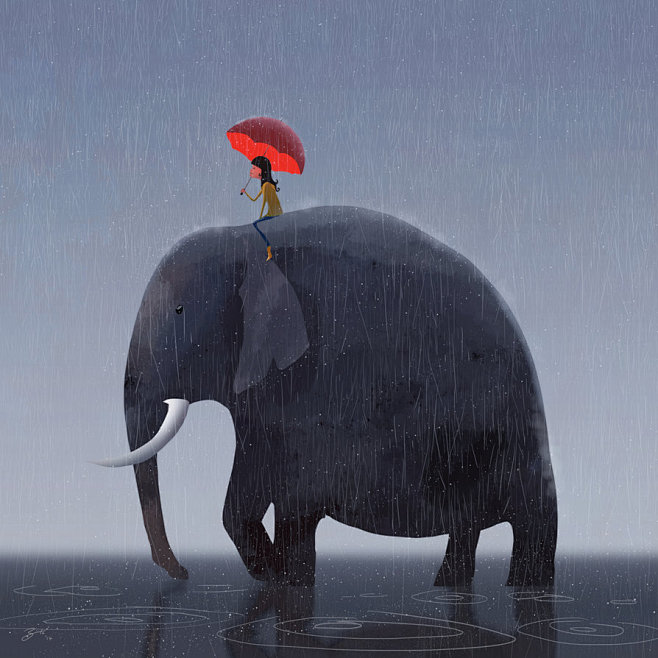 Elephant Rider by Go...