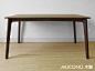 日式实木北欧现代风格白橡木餐桌简约设计-淘宝网