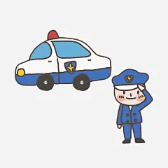 敬礼的警察图高清素材 卡通 帅气的 手绘 敬礼的 男人 蓝色的 警察 警车 免抠png 设计图片 免费下载