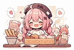 烘焙蛋糕卡通漫画 (5)