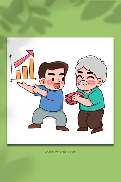 暴利手绘防电信诈骗宣传科普插画