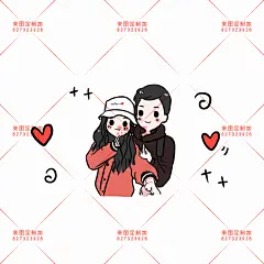 豆豆头像 手绘头像 情侣头像 女生头像 男生头像 Q版头像 可爱个性手绘 卡通头像 动漫少女 二次元头像 简笔画 超仙头像 可爱头像