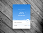 Smart Water Widget : Playing around with widget of Smart Water. 

Inspired by:
Weather UI Concept by @Ghani Pradita

———
Twitter               /                  Behance