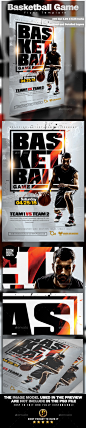 Basketball Game Flyer Template - Sports Events