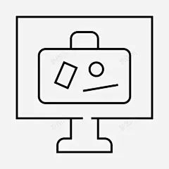 行李检查机场安检检查图标 免费下载 页面网页 平面电商 创意素材