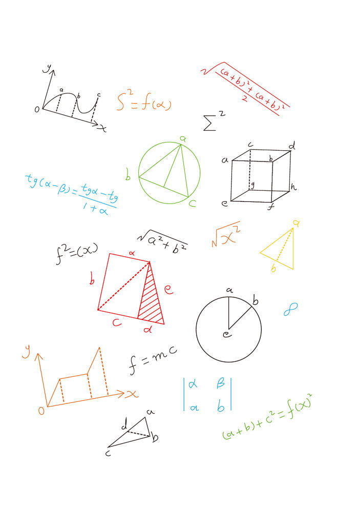 AI矢量手绘数学公式图片_平面素材图片素材-花瓣网