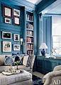 Blue and White rooms by Architectural Digest | AD DesignFile - Home Decorating Photos | Architectural Digest: 