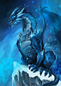 One can only aspire to be as great as such a creature would require of its companion!: Dragon S, Dragons, Blue Dragon, Art, Fantasy Dragon, Mythical Creatures, Ice Dragon, Fantasy Creatures