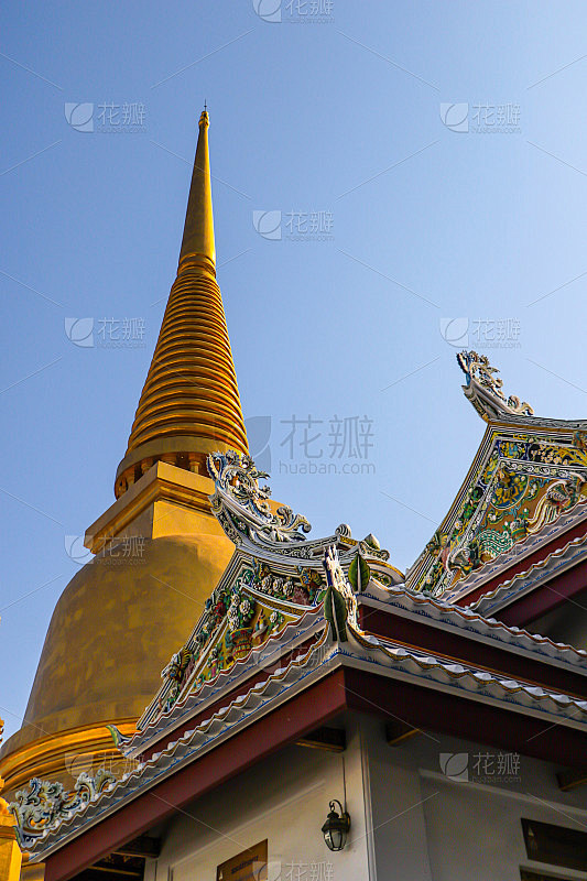 金塔泰国，寺庙建筑上的公共寺庙，佛教建筑