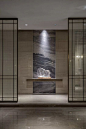 pattern . partition . wall . door . window. foyer . lighting . marble . industrial