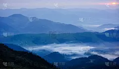美丽的落日落山