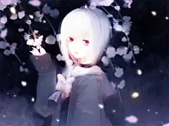 少女 色彩 插画 意境