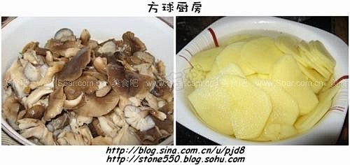 如何做榛蘑土豆片的做法